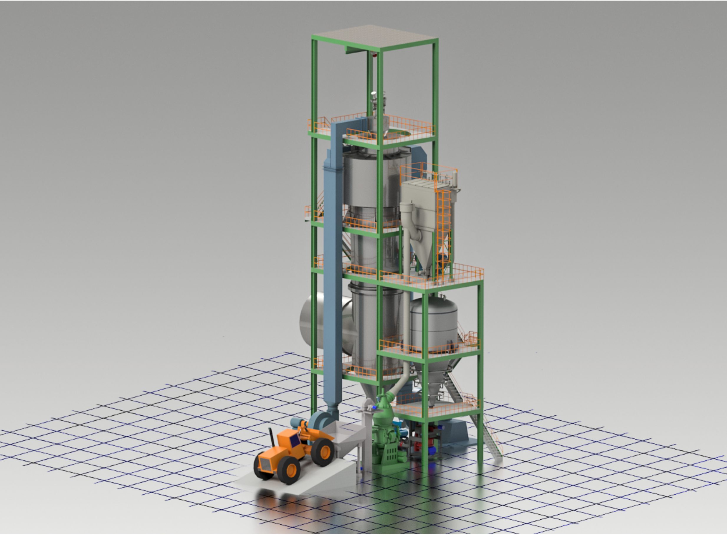 Coal-fired Hot Gas Supply Unit