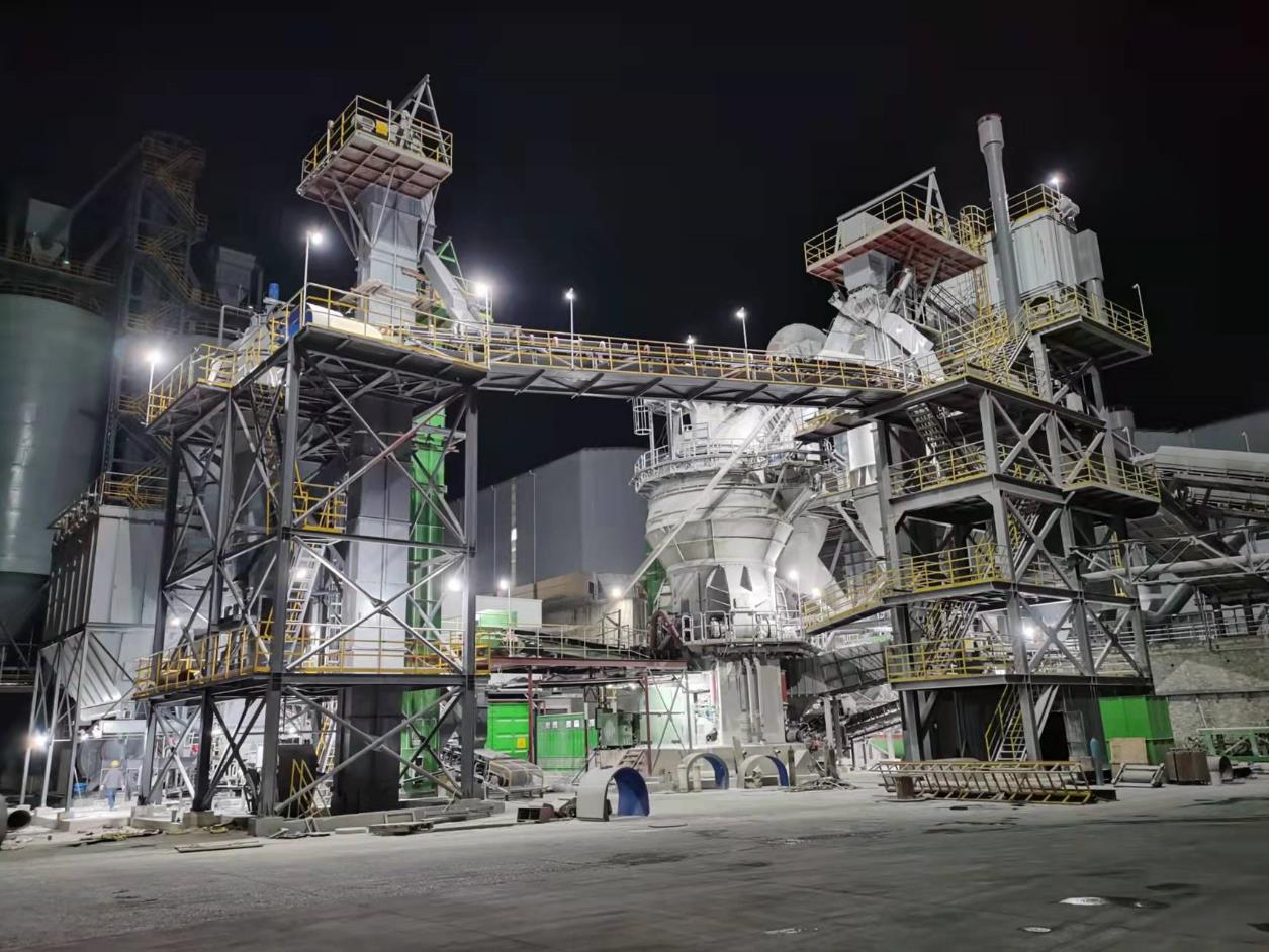 2 million t/a integrated sand & powder making vertical mill successfully put into commercial operation